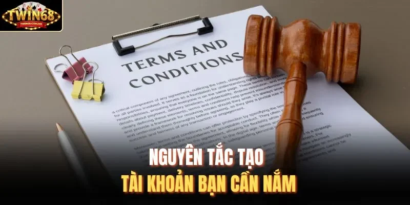 Nguyên tắc tạo tài khoản bạn cần nắm